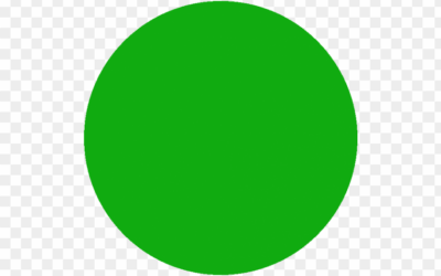 A bright green dot kind of day